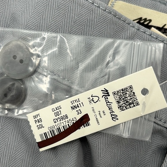 Madewell The Garment-Dyed '90s Straight Cargo Pant in Solstice size 33 NN411 - Picture 10 of 14